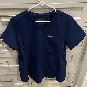 Octavia Maternity Scrub Top Size M Navy